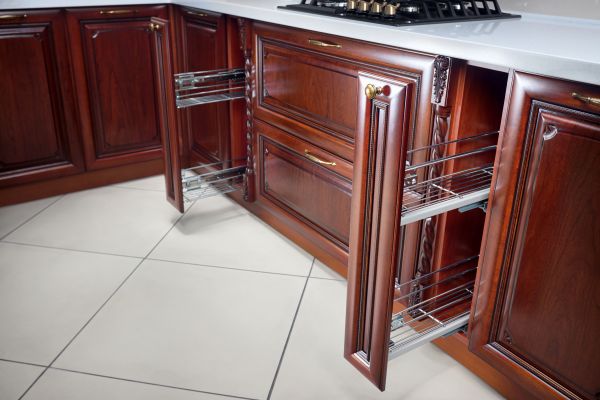 Cherry Cabinet Refacing in Argyle