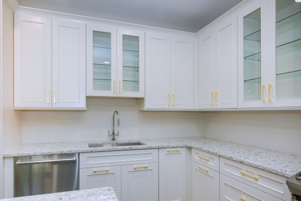 Wood Cabinet Installation in Argyle